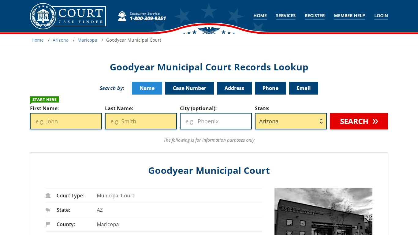 Goodyear Municipal Court Records | Goodyear, Maricopa County, AZ Court ...